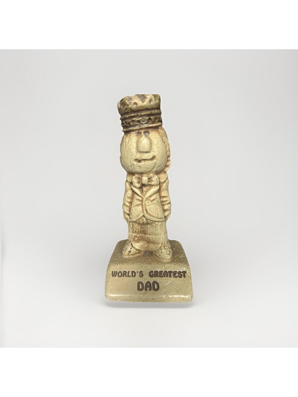 Paula World's Greatest Dad Statue 1970 W 136 Vintage Collectible Father’s Day